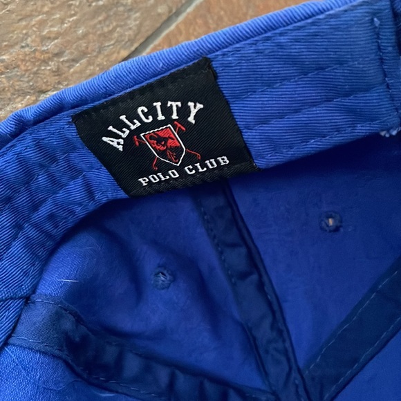 AllCity Polo Club Royal Blue Snapback Hat with adjustable strap- OS - Picture 5 of 6